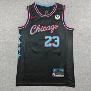 Chicago #23 Basketball Jersey – Black Retro City Style Sports Jersey – Unisex Me